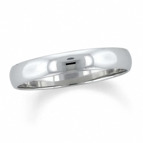 Previously Owned - 4mm Wedding Band in 14K White Gold
