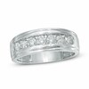 Thumbnail Image 1 of Previously Owned - 3/4 CT. T.W. Diamond Seven Stone Step Edge Anniversary Band in 10K White Gold
