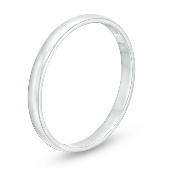Previously Owned - 2.0mm Wedding Band in 10K White Gold