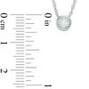 Thumbnail Image 2 of Previously Owned - 1/10 CT. Diamond Solitaire Pendant in 10K White Gold