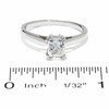 Thumbnail Image 3 of Previously Owned - 3/4 CT. Radiant-Cut Diamond Solitaire Engagement Ring in 14K White Gold