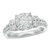 Thumbnail Image 1 of Previously Owned - 1 CT. T.W. Diamond Collar Engagement Ring in 14K White Gold