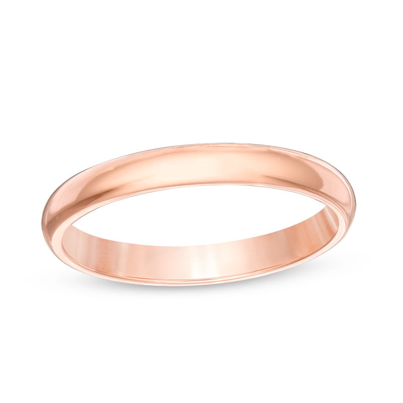 Main Image 1 of Previously Owned - 2.0mm Wedding Band in 10K Rose Gold