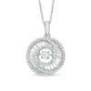 Thumbnail Image 1 of Previously Owned - 5/8 CT. T.W. Diamond Swirl Pendant in 14K White Gold