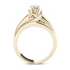 Thumbnail Image 2 of Previously Owned - 1-1/4  CT. T.W. Diamond Multi-Row Bridal Set in 14K Gold