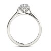 Thumbnail Image 3 of Previously Owned - 1/2 CT. T.W. Diamond Frame Engagement Ring in 14K White Gold