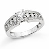 Thumbnail Image 3 of Previously Owned - 1 CT. T.W. Diamond Bridal Set in 14K White Gold