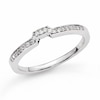 Thumbnail Image 4 of Previously Owned - 1 CT. T.W. Diamond Bridal Set in 14K White Gold
