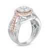 Thumbnail Image 2 of Previously Owned - 1-1/2 CT. T.W. Composite Diamond Frame Engagement Ring in 14K Two-Tone Gold
