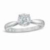 Previously Owned - 3/8 CT. T.W. Diamond Frame Engagement Ring in 14K White Gold