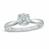 Thumbnail Image 0 of Previously Owned - 3/8 CT. T.W. Diamond Frame Engagement Ring in 14K White Gold