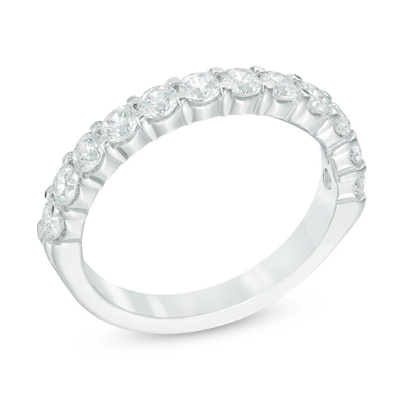 Main Image 2 of Previously Owned - 1 CT. T.W. Diamond Band in 14K White Gold