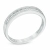 Thumbnail Image 2 of Previously Owned - 1/10 CT. T.W. Diamond Anniversary Band in Sterling Silver