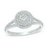 Thumbnail Image 1 of Previously Owned - 1/2 CT. T.W. Diamond Triple Frame Engagement Ring in 10K White Gold
