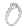 Thumbnail Image 2 of Previously Owned - 1/2 CT. T.W. Diamond Frame Engagement Ring in 10K White Gold