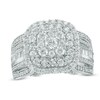 Thumbnail Image 1 of Previously Owned - 2 CT. T.W. Diamond Double Cushion Frame Engagement Ring in 14K White Gold