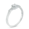Thumbnail Image 2 of Previously Owned - Diamond Accent Woven Promise Ring in 10K White Gold
