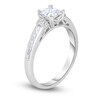 Thumbnail Image 2 of Previously Owned - 1-1/6 CT. T.W. Princess-Cut Diamond Collar Engagement Ring in 14K White Gold