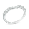Thumbnail Image 2 of Previously Owned - 1/5 CT. T.W. Diamond Contour Anniversary Band in 14K White Gold