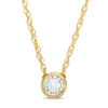 Thumbnail Image 1 of Previously Owned - 1/10 CT. Diamond Solitaire Pendant in 10K Gold