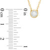 Thumbnail Image 2 of Previously Owned - 1/10 CT. Diamond Solitaire Pendant in 10K Gold