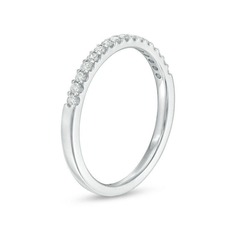 Main Image 2 of Previously Owned - 1/5 CT. T.W. Diamond Band in 10K White Gold