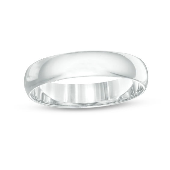 Previously Owned - 4.0mm Wedding Band in 10K White Gold