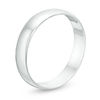 Thumbnail Image 2 of Previously Owned - Men's 4.0mm Wedding Band in 10K White Gold