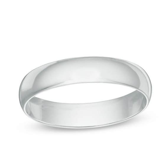 Previously Owned - 4.0mm Wedding Band in 14K White Gold