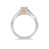 Previously Owned - Enchanted Disney Belle 1/5 CT. T.W. Diamond Frame Promise Ring in 10K Two-Tone Gold