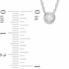 Thumbnail Image 2 of Previously Owned - 1/10 CT. Diamond Solitaire Pendant in 10K White Gold