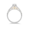 Thumbnail Image 2 of Previously Owned - Enchanted Disney Merida 1/2 CT. T.W. Pear-Shaped Diamond Frame Engagement Ring in 14K Two-Tone Gold