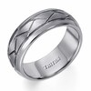 Thumbnail Image 1 of Previously Owned - Triton 8.0mm Geometric-Style Wedding Band in Tungsten