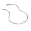 Thumbnail Image 2 of Previously Owned - Citrine Station Bracelet in Sterling Silver