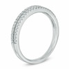 Thumbnail Image 2 of Previously Owned - 1/4 CT. T.W. Diamond Double Row Anniversary Band in 14K White Gold