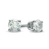Thumbnail Image 1 of Previously Owned -  1/5 CT. T.W. Diamond Solitaire Stud Earrings in 14K White Gold
