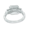 Thumbnail Image 3 of Previously Owned - 1 CT. T.W. Emerald-Cut Diamond Past Present Future® Engagement Ring in 14K White Gold (J/I1)