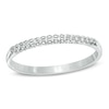 Thumbnail Image 1 of Previously Owned - 1/10 CT. T.W. Diamond Band in Sterling Silver