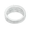Thumbnail Image 3 of Previously Owned - 1-1/3 CT. T.W. Diamond Past Present Future® Bridal Set in 14K White Gold