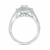 Thumbnail Image 2 of Previously Owned - 1-3/4 CT. T.W. Radiant-Cut Diamond Frame Bridal Set in 14K White Gold