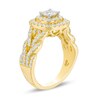 Thumbnail Image 2 of Previously Owned - Love's Destiny by Zales 1-1/2 CT. T.W. Princess-Cut Diamond Frame Engagement Ring in 14K Gold