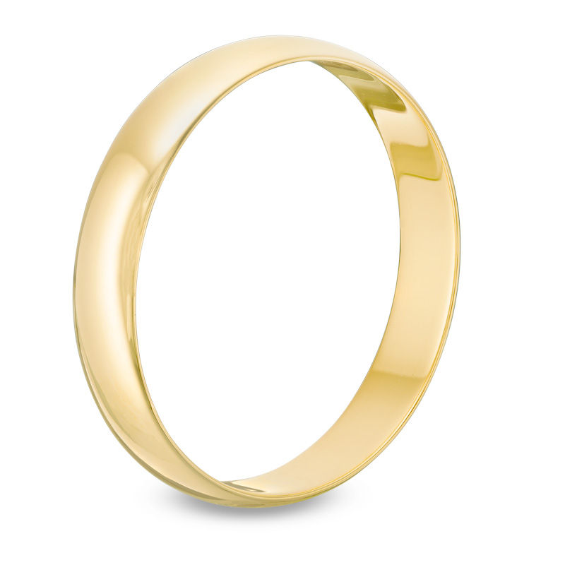 Main Image 2 of Previously Owned - Men's 4.0mm Wedding Band in 10K Gold