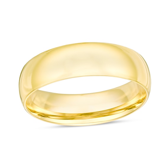 Previously Owned - 6.0mm Comfort-Fit Wedding Band in 14K Gold
