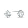 Thumbnail Image 1 of Previously Owned - 6.0mm Lab-Created White Sapphire Stud Earrings in Sterling Silver