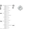 Thumbnail Image 2 of Previously Owned - 6.0mm Lab-Created White Sapphire Stud Earrings in Sterling Silver