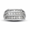 Thumbnail Image 1 of Previously Owned - 1 CT. T.W. Diamond Triple Row Ring in 10K White Gold