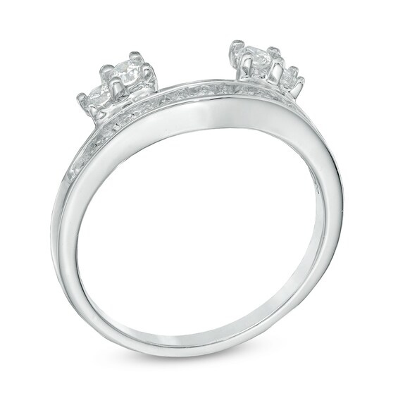 Previously Owned - 1/3 CT. T.w. Diamond Solitaire Enhancer in 10K White Gold
