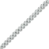Thumbnail Image 1 of Previously Owned - 1 CT. T.W. Diamond Bracelet in 10K White Gold - 7.25"