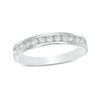 Thumbnail Image 1 of Previously Owned - 1/5 CT. T.W. Diamond Channel-Set Band in 10K White Gold