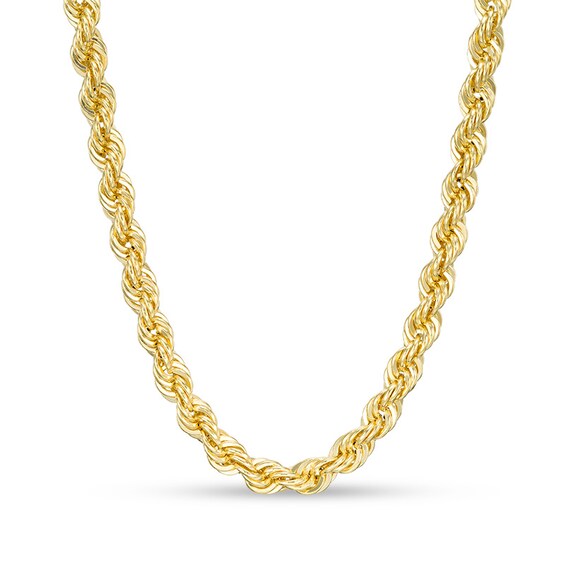 Previously Owned - Gauge Rope Chain Necklace in 14K Gold